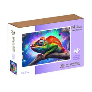 Puzzle de 150 pièces en bois Milliwood Cosmoléon image-1