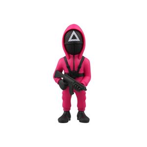 mx12-ent-sqgms-figurina-minix-soldat-masque-garde-triangulaire-minix-squid-game-rosa-12-cm