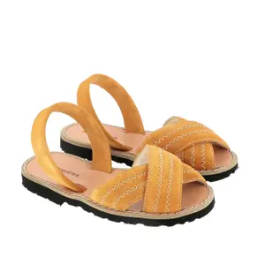 Velvet sandals for girls Minorquines Avarca Berlin image-2