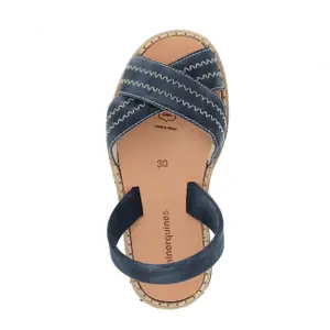 Velvet sandals for girls Minorquines Avarca Berlin image-1
