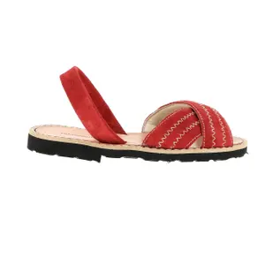Velvet sandals for girls Minorquines Avarca Berlin image-0