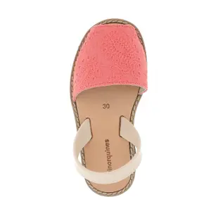 Embroidered Canvas Sandals for Girls Minorquines Avarca image-1