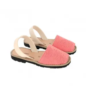 Embroidered Canvas Sandals for Girls Minorquines Avarca image-2