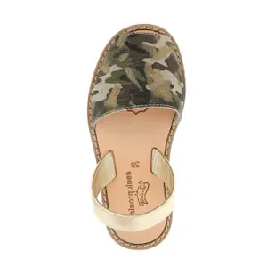 Camouflage baby girl sandals Minorquines Avarca image-2