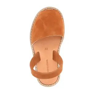 Suede leather sandals for girls Minorquines Avarca image-1