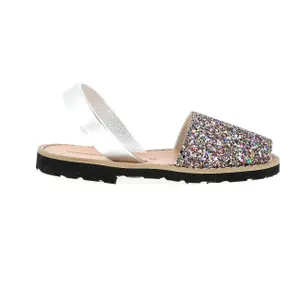 Girls' glitter sandals baby Minorquines Avarca image-0