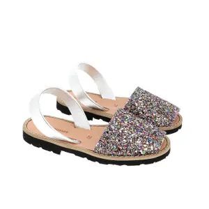 Girls' glitter sandals baby Minorquines Avarca image-1