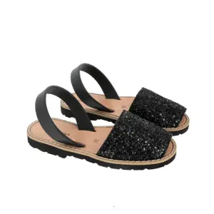 Girls' glitter sandals baby Minorquines Avarca image-1