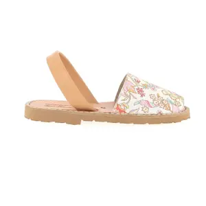 Liberty fabric sandals for girls Minorquines Avarca Tartine et Chocolat image-0