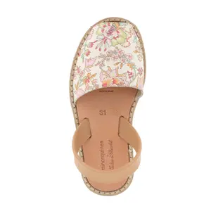 Liberty fabric sandals for girls Minorquines Avarca Tartine et Chocolat image-1