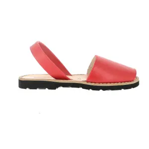 Leather sandals pomodoro girl Minorquines Avarca image-0