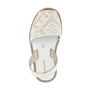 Girl's sandals Minorquines Avarca Raffia image-1