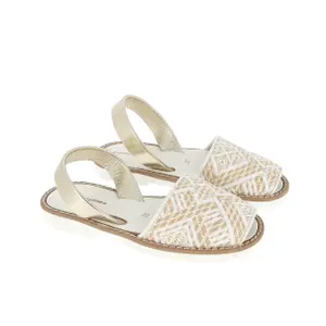 Girl's sandals Minorquines Avarca Raffia image-2
