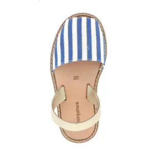 Striped girl sandals Minorquines Avarca image-1