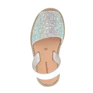 Sunny glitter sandals for girls Minorquines Avarca image-2