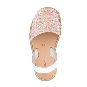 Sunny baby girl glitter sandals Minorquines Avarca image-2