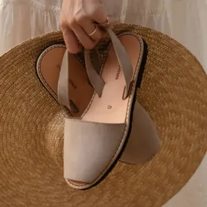 Girl's sandals Minorquines Avarca Nubuck Costa image-1