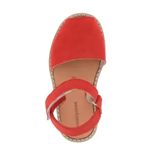 Suede sandals for girls Minorquines Avarca Velcro image-1