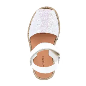 Girls' glitter sandals Minorquines Avarca Velcro image-1
