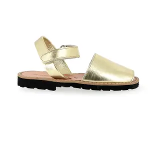 Girls' metal sandals Minorquines Avarca Velcro image-0