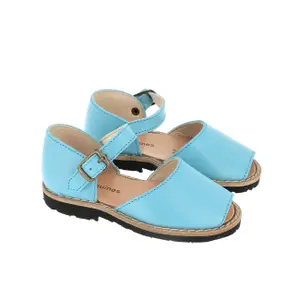Leather buckle sandals for baby girl Minorquines Frailera image-1