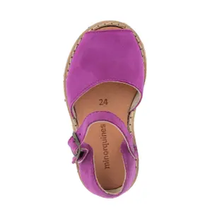 Benedetto baby girl buckle sandals in suede Minorquines Frailera image-2