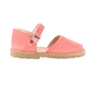 Java suede buckle sandals for baby girl Minorquines Frailera image-0
