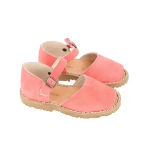 Java suede buckle sandals for baby girl Minorquines Frailera image-1