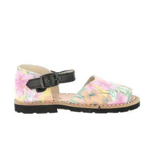 Girls' flower buckle sandals Minorquines Frailera image-0