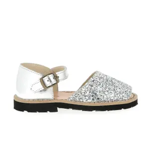 Girls' glitter sandals Minorquines Frailera image-0