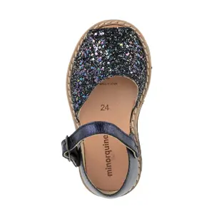 Glitter sandals with rubber sole for baby girl Minorquines Frailera image-2