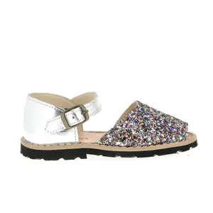 Girls' glitter sandals Minorquines Frailera image-0