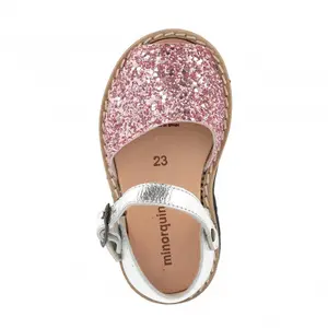 Girls' glitter sandals baby Minorquines Frailera image-1