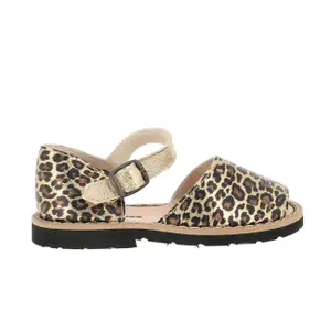 Jaguar leather buckle sandals for baby girl Minorquines Frailera image-0