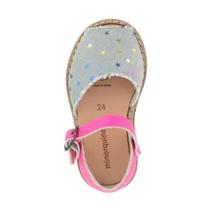 Buckle sandals jeans stars baby girl Minorquines Frailera image-2