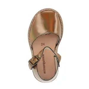 Baby girl sandals Minorquines Frailera Miroir Tornasol image-2
