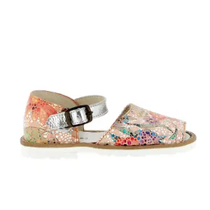 Baby girl sandals Minorquines Frailera Mosaïque Fiesta Blanca image-1