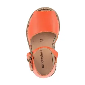 Leather buckle sandals for baby girl Minorquines Frailera image-2