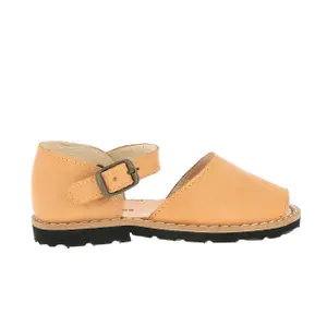 Leather buckle sandals for girls Minorquines Frailera image-0