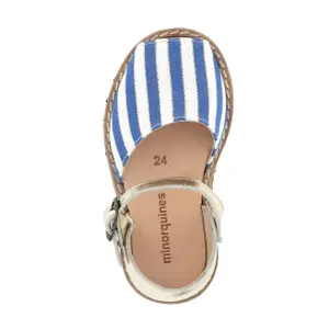 Striped baby girl sandals Minorquines Frailera image-1