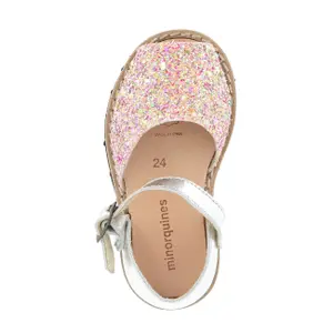 Girls' glitter sandals Minorquines Frailera Sunny image-1
