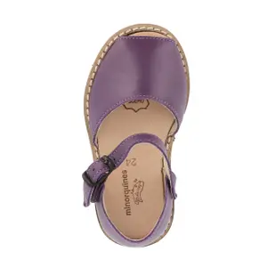 Girls' buckle leather sandals Minorquines Frailera image-2