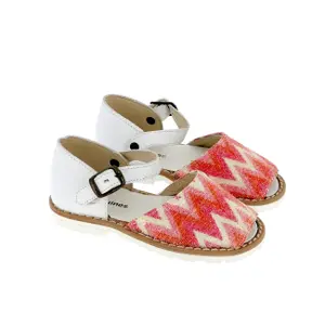 Baby girl sandals Minorquines Frailera Zig Zag image-1