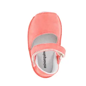 Baby girl suede slippers Minorquines Frailera Java image-0