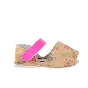 Baby girl leather sandals Minorquines Frailera image-0