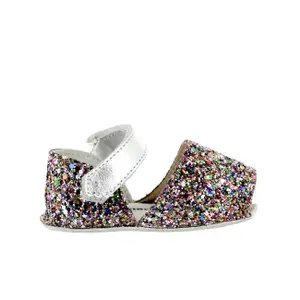 Baby girl glitter slippers Minorquines Frailera image-0