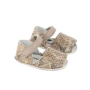 Python leather slippers for baby girl Minorquines Frailera image-2