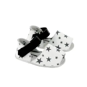 Leather slippers with stars for baby girls Minorquines Frailera image-1
