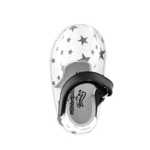 Leather slippers with stars for baby girls Minorquines Frailera image-2