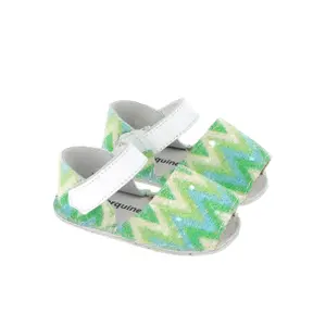 Baby girl slippers Minorquines Frailera zig zag image-1